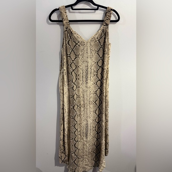 SMYTHE Python Slip Silk Dress Womens Size S - Picture 3 of 4